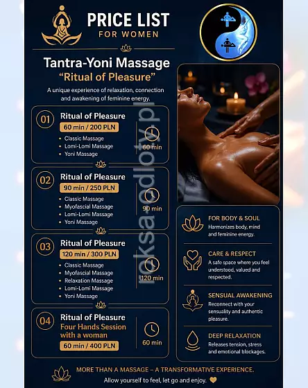 Tantra-Yoni massage for Women 